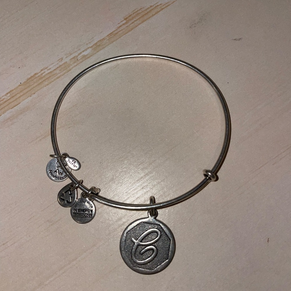 Alex and Ani C Initial Charm Bracelet